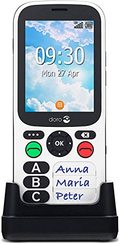Telemóvel DORO 780X (2.4'' - 2G - Preto, Branco) Doro - Telemóveis - 2.4, 2G, preto, branco