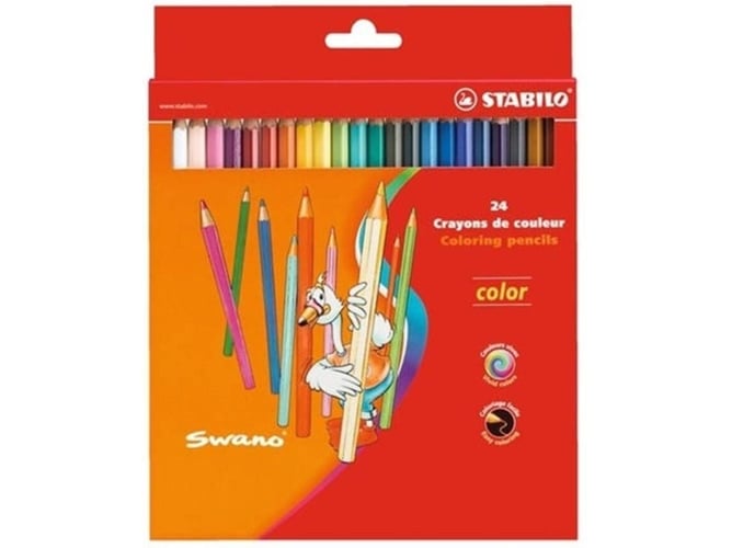 STABILO 4006381164481 conjunto de canetas e lápis Caixa de papelão Stabilo - Lápis - 24 peças, caixa de papelão, plástico