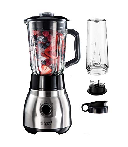 Liquidificadora RUSSELL HOBBS 23821-56 (600 W - 1.5 L) Russell Hobbs - Batedeiras e liquidificadores - 600 W, 1.5 L, 4 lâminas, função de pulso