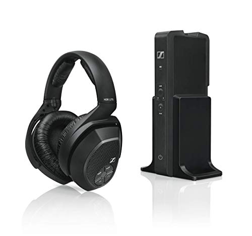 Auscultadores Bluetooth SENNHEISER RS 175 (Over Ear - Preto) Sennheiser - Fones de Ouvido com Microfone - bluetooth, over ear, preto