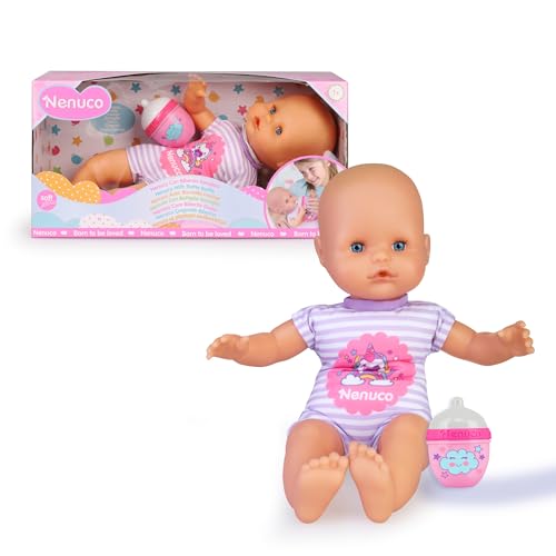 Boneco FAMOSA Nenuco Biberão Sonajero (Idade Mínima: 3 Anos) Famosa - Brinquedos - 35cm, sonoro, balouça-se, 3 anos