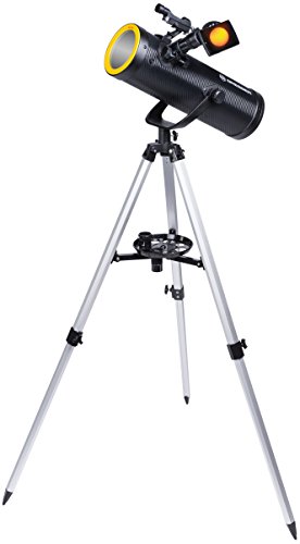 Telescópio com filtro solar BRESSER Solarix 114/500 Bresser - Telescópios - filtro solar, 114/500, telescópio newton, preto