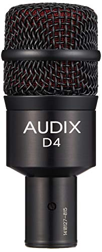 Microfone para instrumento AUDIX D4 (Instrumentos) Audix - Microfones - instrumento, AUDIX D4