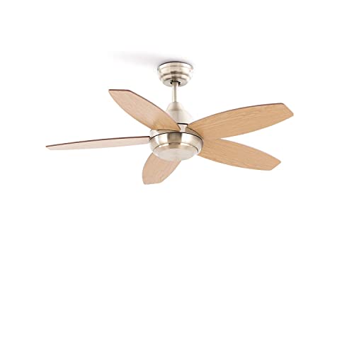 Ventoinha de Teto CREATE WINDFLOWOOD (3 velocidades - 60 W - Diâmetro: 107 cm) CREATE - Ventiladores de teto - 3 velocidades, 60 W, diâmetro 107 cm
