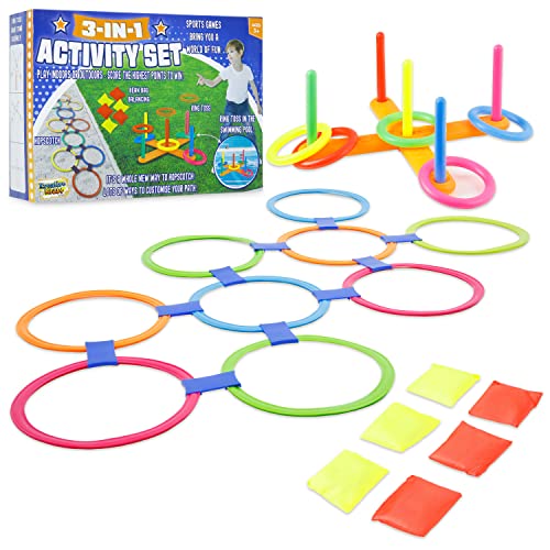 Conjunto de brinquedos ao ar livre para crianças F&F Stores - Brinquedos - brinquedos ao ar livre, diversão garantida, jogos divertidos