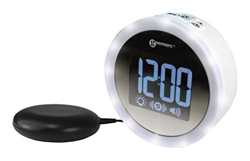 Despertador GEM-ARC 8710 (Rádio - Digital - Alarma Doble) GEEMARC - Relógios despertadores - alarme duplo, porta USB, vibração, luz