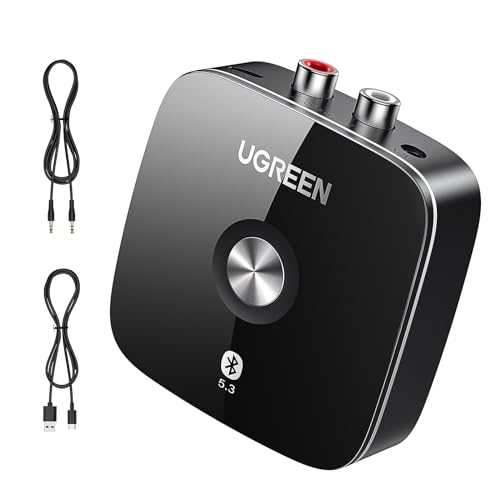 Receptor Bluetooth UGREEN Cm370 Bluetooth (Preto) Ugreen Group Limited - Baterias - bluetooth, preto, 4.0, com fios
