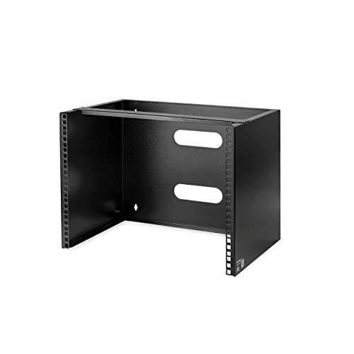 Armário Rack STARTECH.COM WALLMOUNT8 63.4 kg Preto STARTECH.COM - Suportes e barras de reforço - 63.4 kg, preto, 30.5 cm, 2.3 kg