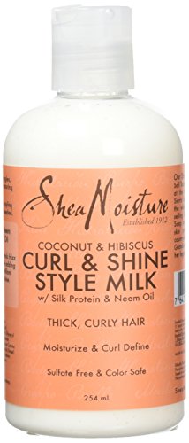 Leite Modelador Shea Moisture Coconut & Hibiscus 254 Ml SHEA MOISTURE - Produtos de styling de cabelo - leite, modelador, shea moisture, coconut, hibiscus
