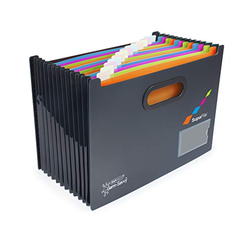 Pasta Organizadora RAPESCO 1489 (A4 - Polipropileno) Rapesco - Arquivamento e organização - 13 compartimentos, multicolorido, polipropileno, resistente