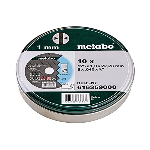 Conjunto de 10 Discos para Rebarbadora METABO metabo - Discos e pontas de moagem - conjunto, 10 discos, rebarbadora