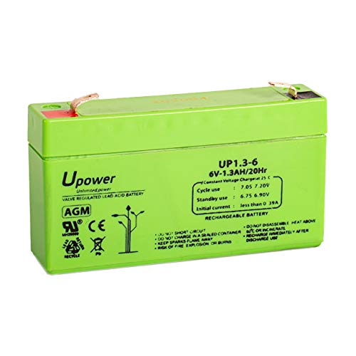 Bateria Recarregável BOSCH 1.3 Ah 6 V (6 V) U-Power - Baterias - 6 V, 1.3 Ah, litio, preto
