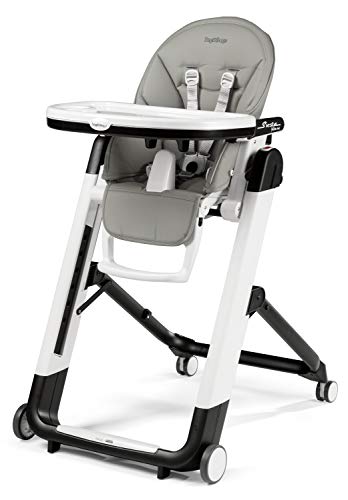 Cadeira de Refeição PEG PEREGO Ice Grey Peg Perego - Cadeiras altas e assentos elevatórios - multifuncional, compacta, transformável, 4 rodas