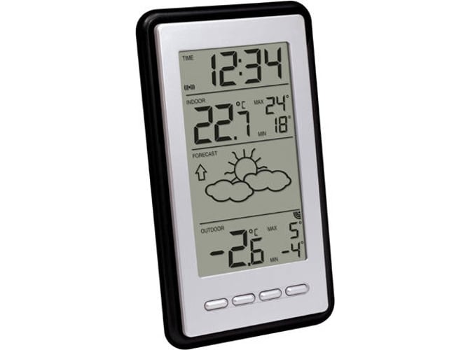 Estação Meteorológica TECHNOLINE WS 9130-IT Technoline - Previsores do tempo e estações - lcd retroiluminado, alarme hora, sintonização automática, min/max temperatura