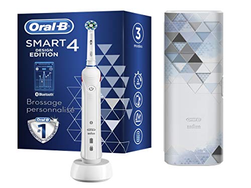 Escova de Dentes Elétrica ORAL B Smart 4 4500 Azul Oral-B - Escovas de dentes - temporizador, indicador LED, azul