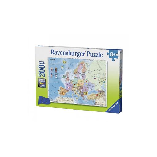 Puzzle RAVENSBURGER 12841 200 Peças Mapa Ravensburger - Quebra-cabeças de encaixar - puzzle, cartão, 200 peças, mapa