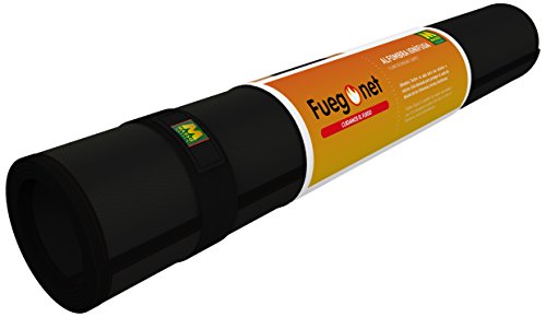 Tapete de Guarda-Sol Fuego Net 231437 | Preto FUEGO NET - Tapetes - ignífugo, antiderrapante, impermeável, fácil de limpar