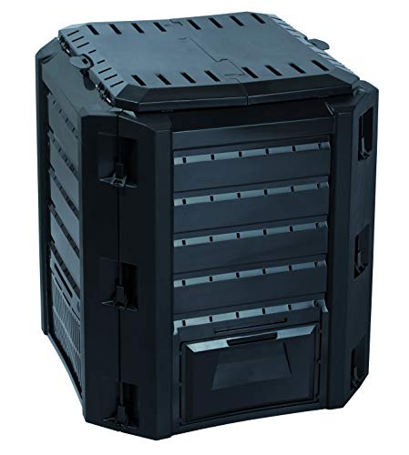 Compostor de Jardim com Tampo KG Compo 380 Prosperplast - Compostores - jardim, compostador, tampo, kg compo
