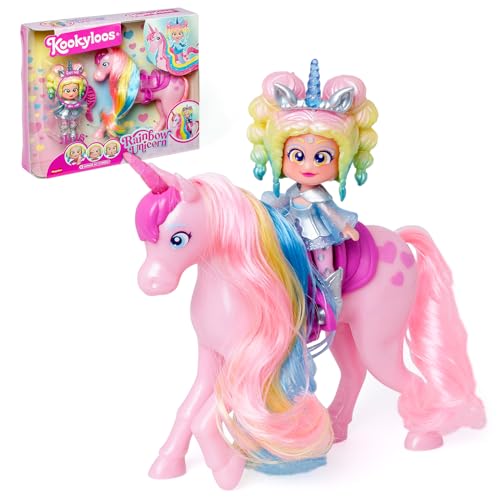 Boneca KOOKYLOOS Rainbow Unicorn (Idade Mínima: 3) MAGICBOX - Brinquedos - boneca, kookyloos, rainbow unicorn, idade mínima: 3, aventuras