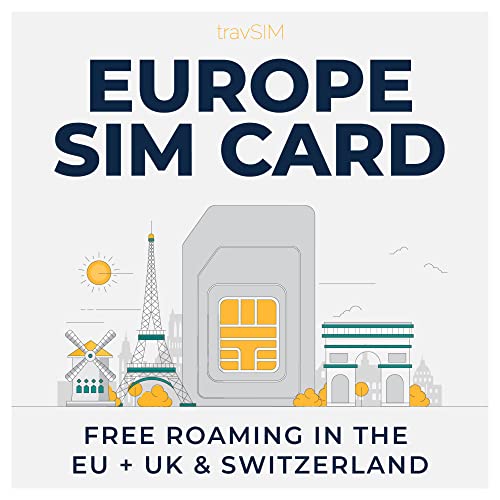 TravSIM Travel SIM Card for Europe (Reino Unido e Suíça) travSIM - Cartões sim - travsim, europa, reino unido, suíça, internet, sms, chamadas internacionais