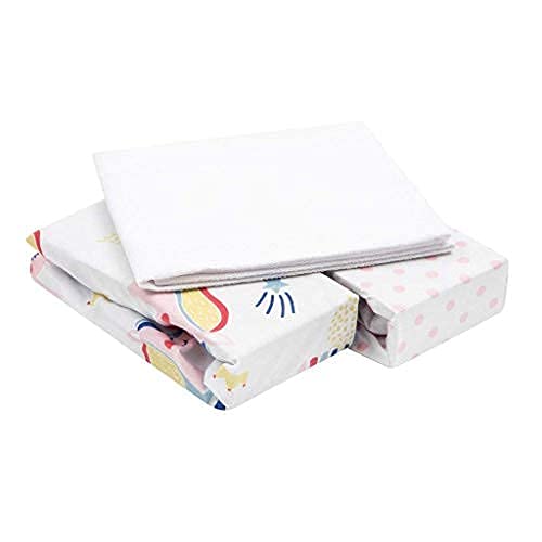 Conjunto de Lençóis FLYIDEAS Next2Me (Algodão - 50 x 80/83 cm) FlyIdeas - Roupa de cama e cama - algodão, bordado, impressão digital, 50x80 cm, 83x50 cm