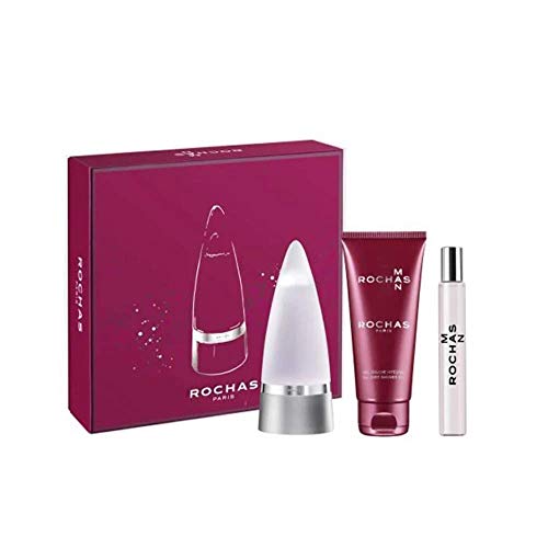 Coffret Rochas Man Eau De Toilette Spray 100 Ml Set 3 Pieces 2019 Rochas - Banho e corpo - elegância, carácter, fresco, amadeirado