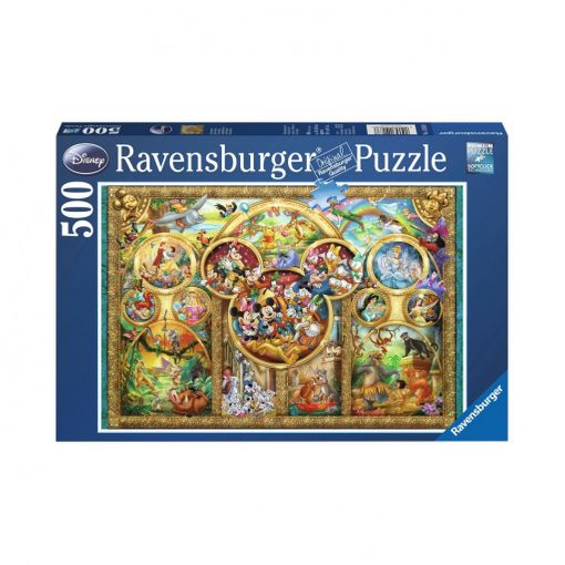 Puzzle RAVENSBURGER 14183 500 Peças Desenhos Animados Ravensburger - Quebra-cabeças de encaixar - 500 peças, desenhos animados, alta qualidade, 48x34 cm