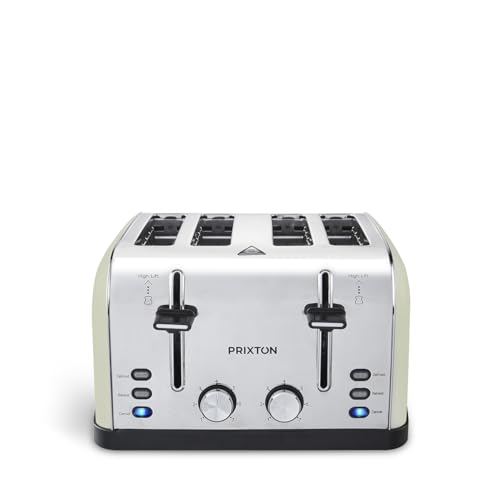 Máquina de Torrar Pão PRIXTON Bianca (4 fatias) PRIXTON - Eletrodomésticos de cozinha - torrador, pão, 4 fatias