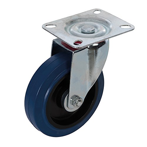 Rolo de Corrente para Porta de Segurança, D. 125 Mm, 180 Kg, Azul FIXMAN - Rodízios - 125 mm, 180 kg, azul, gesso