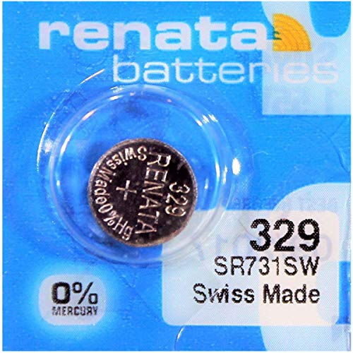 Bateria Botão de Óxido de Prata Renata 329 1,55 V 37 Mah Blisters X 1 S/MARCA - Baterias - óxido de prata, botão, 1,55 V, 37 mAh