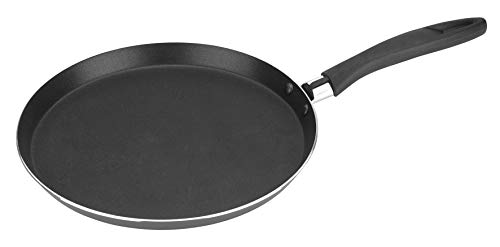 Frigideira de Crepes TESCOMA Presto (22cm) Tescoma - Frigideira para crepes e blinis - 22cm, alumínio, preto/prata