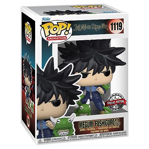 Figura Funko Pop! & Buddy: Jujutsu Kaisen - Megumi Fushiguro with Toads Funko - Brinquedos - funko pop, Jujutsu Kaisen, megumi fushiguro, toads
