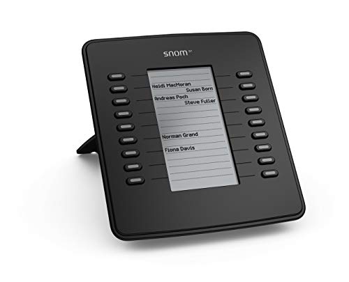 Módulo de Extensão SNOM MDA-D7-USB Preto Snom - Acessórios para telefone - programável, visor LED, 18 teclas, usb