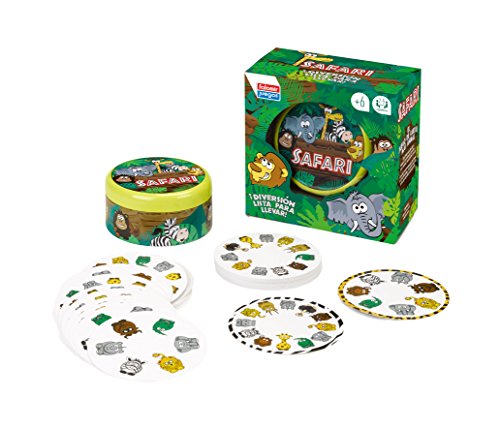 Jogo de Tabuleiro THINK FUN Safari (Idade Mínima Recomendada: 4 anos) Falomir - Jogos de cartas - fácil, divertido, 4 anos, aprender