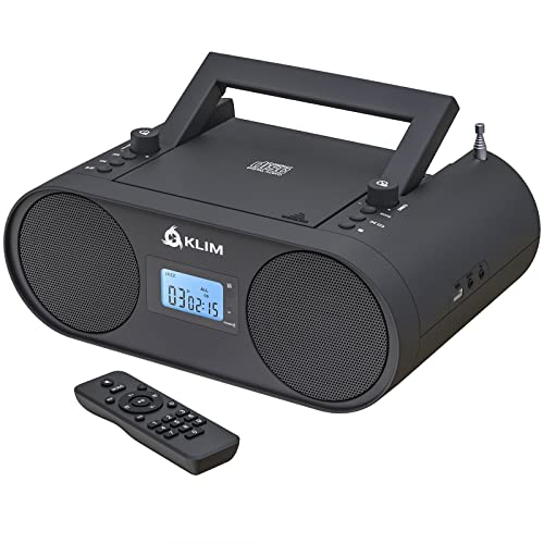 Rádio KLIM Boombox B4 (Branco - Digital - FM / AM - Pilhas) KLIM - Sistemas estéreo - digital, fm/am, pilhas