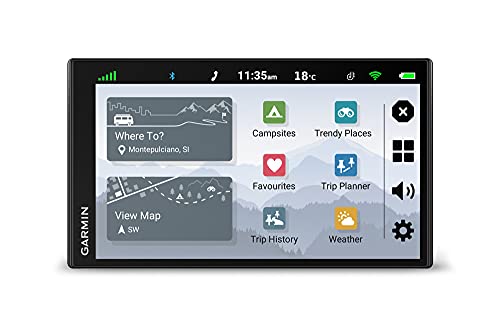 GPS GARMIN Camper Van (Europa - Bluetooth Mãos Livres - 6.95'' - 1h de autonomia) Garmin - Sistemas de navegação gps - europa, bluetooth, 6.95", 1h autonomia
