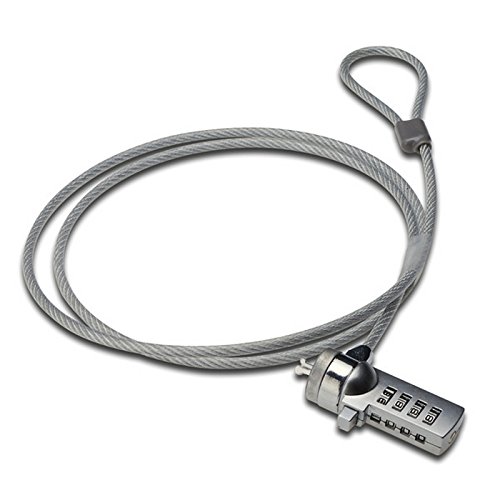Cadeado Antirroubo L-LINK Portátil (Prateado) L-Link - Papel de impressora e copiadora - cadeado antirroubo, l-link portátil, prateado, fecho combinação, código 4 números, aço inoxidável
