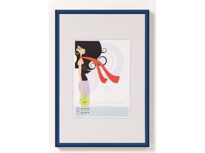 Moldura WALTHER PHOTO KADAR New Lifestyle Azul (10x15cm) Walther - Porta-retratos - azul, 10x15 cm