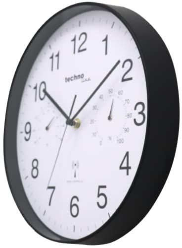 Relógio de Parede TECHNOLINE WT 3011 (Preto) Technoline - Relógios de parede - visor digital, ajuste automático, cronómetro, calendário