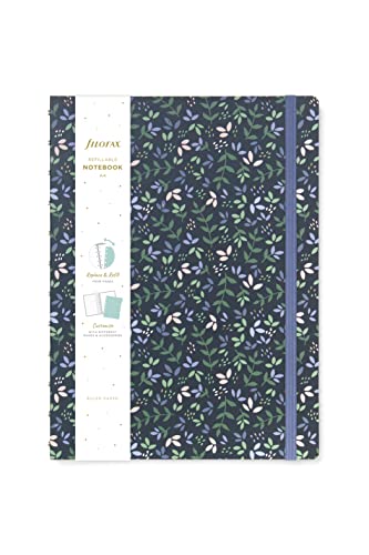 Caderno Pautado FILOFAX Garden (A4 - 21.6x29.7cm) Filofax - Cadernos e bloco de notas - papel 80g/m, páginas numeradas, capa maleável, bolsa interna