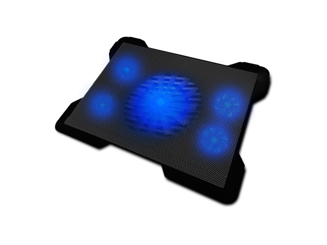 Base refrigeração WOXTER Cooling Pad 1560 R Woxter - Peças de refrigeração de sistema de computador - refrigeração, 5 ventiladores, luz LED, 2 portos USB