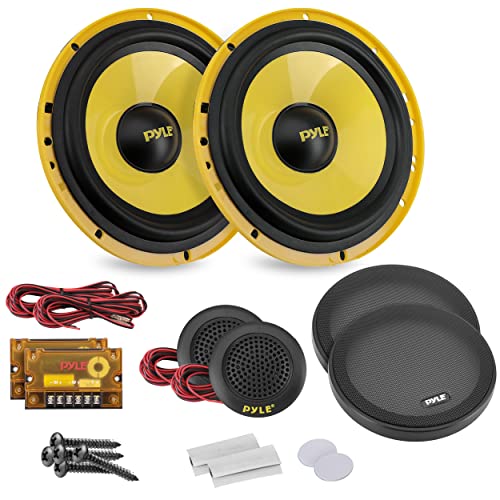 Colunas Portáteis PYLE PLG6C (Preto - 400 W) PYLE - Alto-falantes de veículos automotivos - 400 W, preto, portáteis