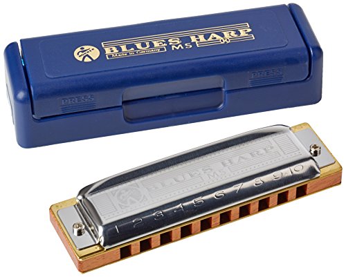 Armónica HÖHNER Blues Harp (Azul - 22 cm) Hohner - Gaitas de boca - armónica, diatónica, 20 notas, madeira, pegas borracha, fácil tocar