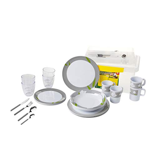 Conjunto de Campismo BRUNNER 0830154N.C4E Brunner - Utensílios de mesa - conjunto, campismo, brunner, 0830154n.c4e, pratos, tigelas, jarro, garrafa, melamina