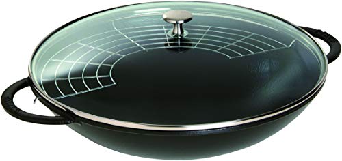 Caçarola STAUB 1313923 (Preto - Aço inoxidável) STAUB - Woks - preto, aço inoxidável