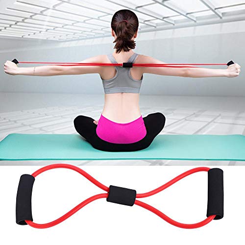 Tubo de Resistência VGE BY1 (Vermelho - 30x20 cm) VGEBY1 - Bandas de exercício - tubo resistência, vermelho, 30x20 cm