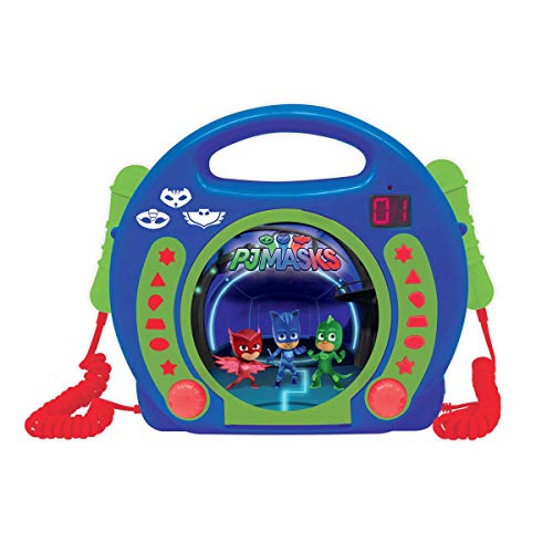 Rádio LEXIBOOK PJ MASKS RCDK100PJM Roxo (Digital - Pilhas) Lexibook - Sistemas de karaokê - cd, microfones, volume regulável, entrada auscultadores