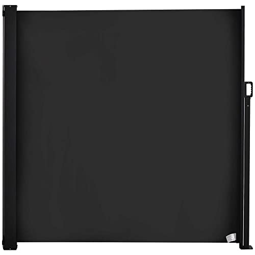 Toldo de Jardim Outsunny com Alça de Transporte e Fixação Ajustável | 350 x 180 cm - Preto Outsunny - Toldos - toldo, jardim, alça, transporte, fixação, ajustável