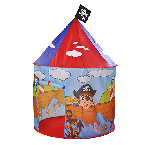 Tenda de Campismo KNORRTOYS (Idade Mínima Recomendada: 3 anos) KNORRTOYS.COM - Tendas de jogo e túneis - pirata, 3 anos, fibra ótica, janelas, porta
