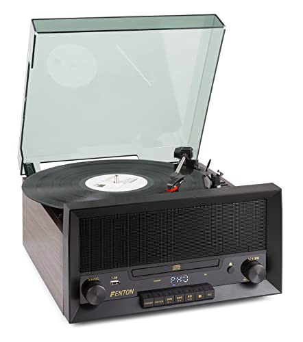 Gira-Discos FENTON RP135W (Automático - 3 Velocidades - Correia) FENTON - Áudio - automático, 3 velocidades, correia